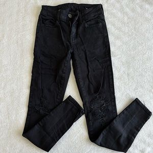 American Eagle Black Jeans Next Level Stretch